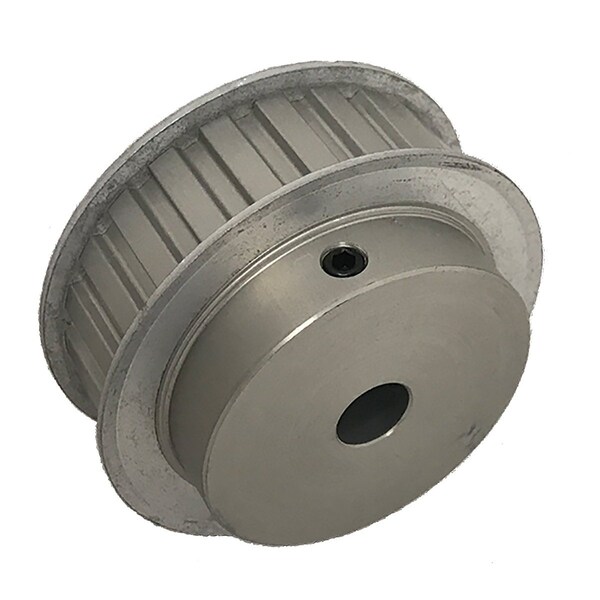 B&B Manufacturing 24L075-6FA6, Timing Pulley, Aluminum, Clear Anodized, 24L075-6FA6 - main